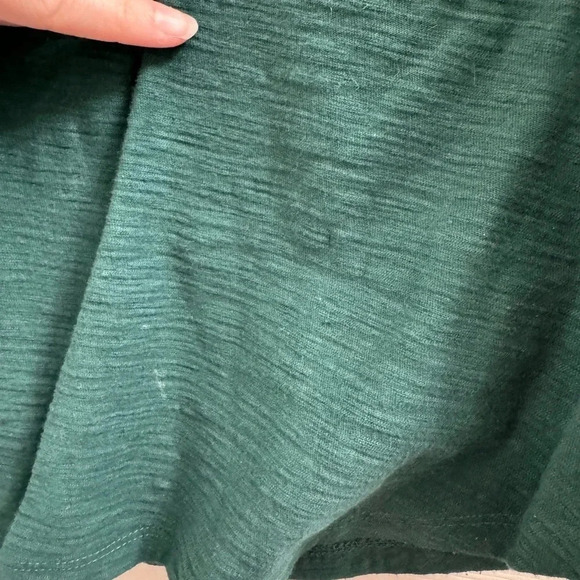 Merona green short sleeve with lace top - Picture 7 of 8